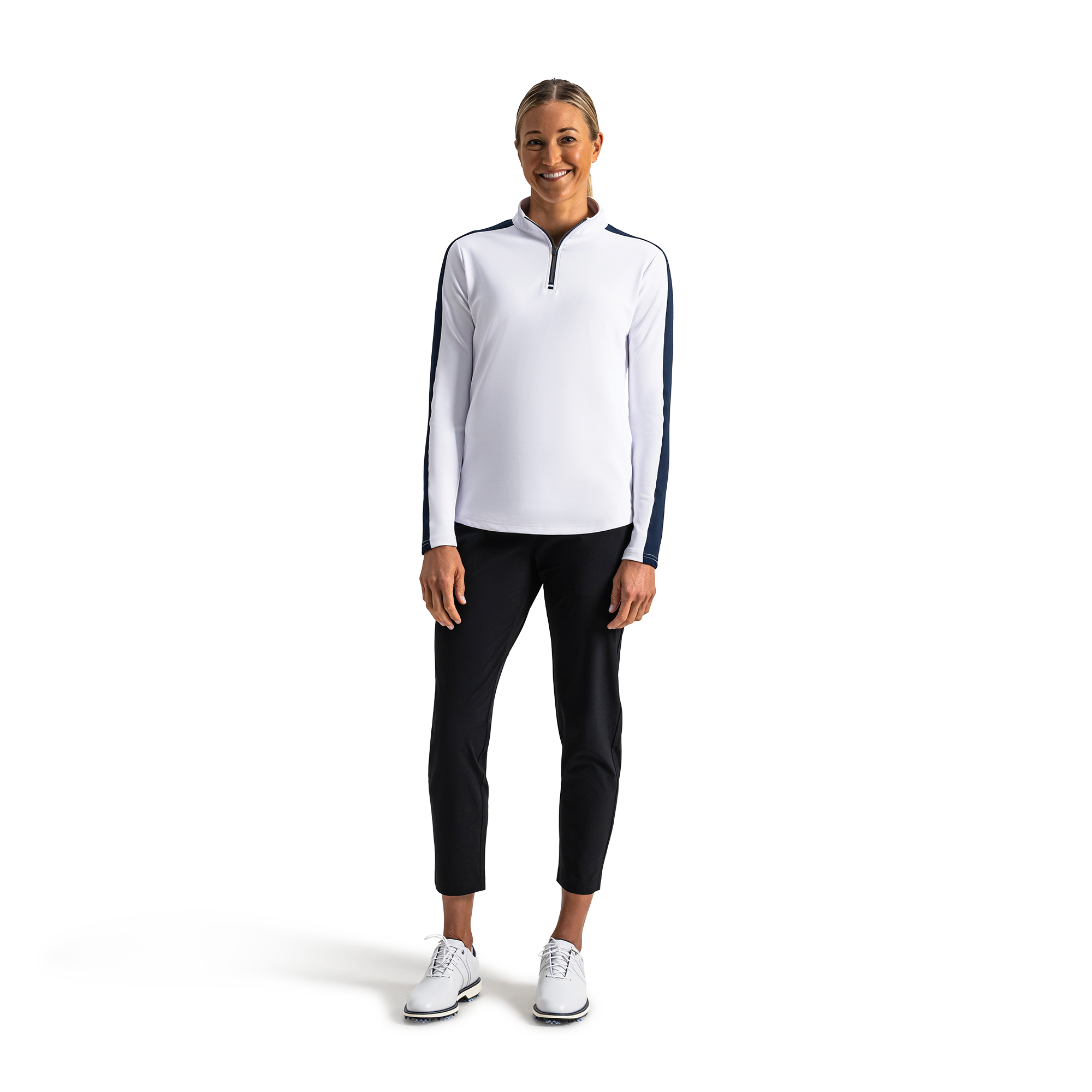 Texture Quarter-Zip Women