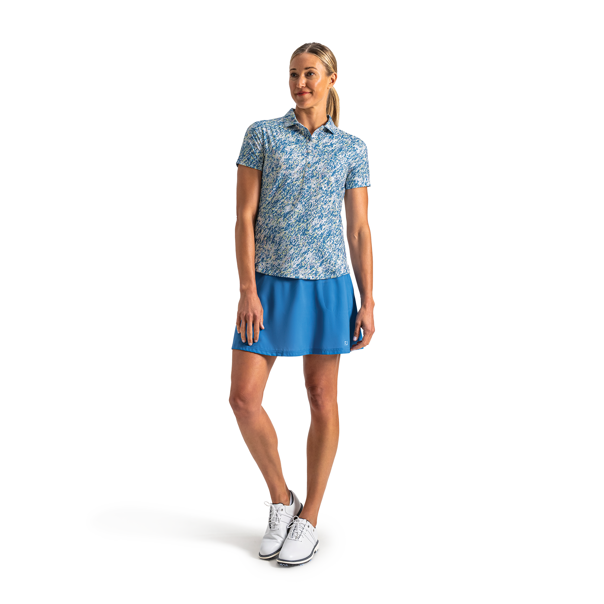 Solid Lisle Self Collar Women