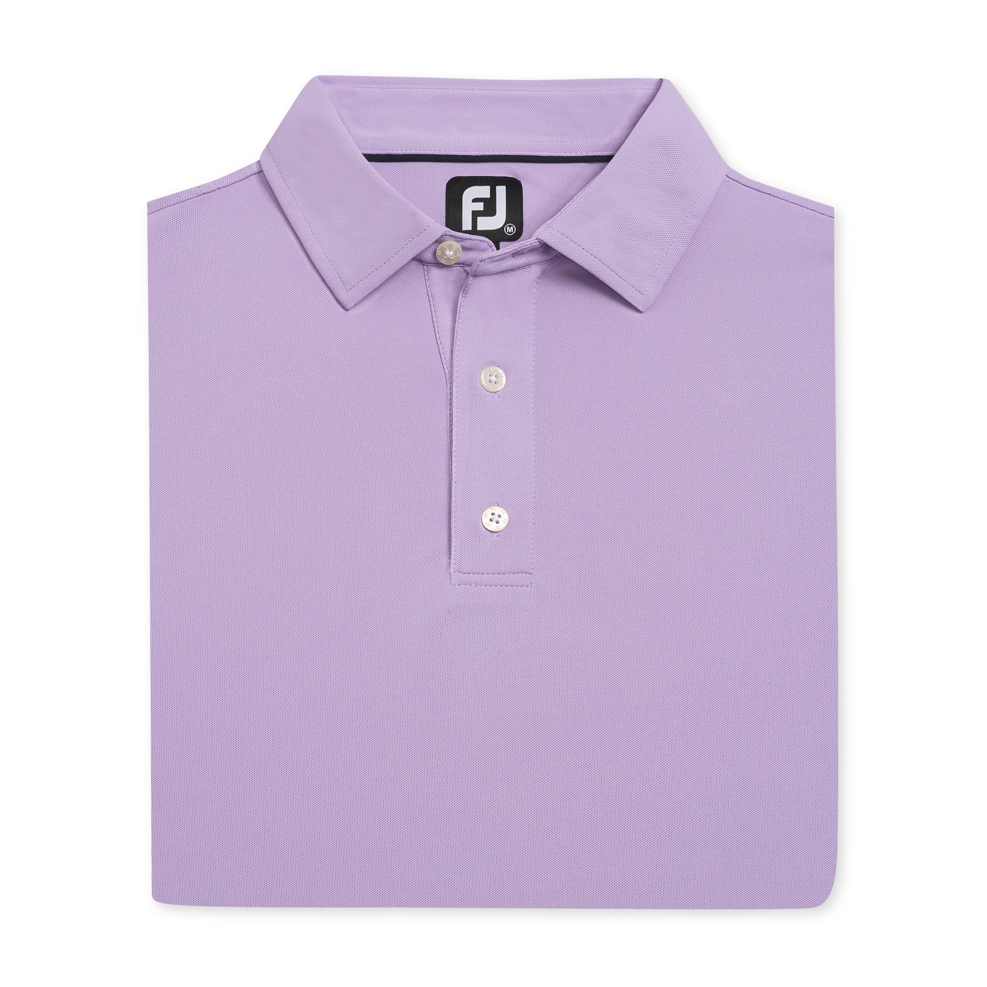 Performance Stretch Pique Solid Self Collar