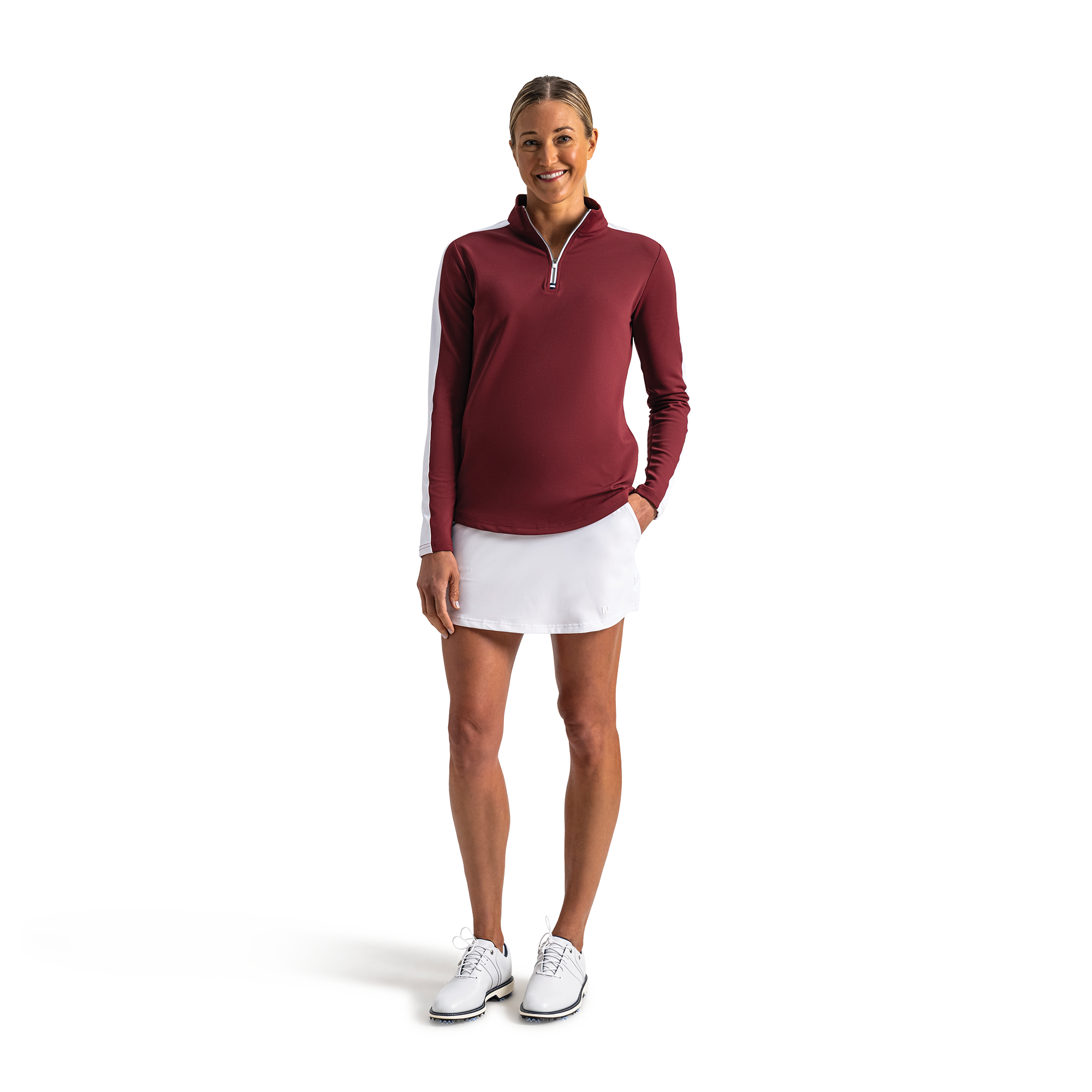 Texture Quarter-Zip Women