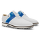 White / Blue Croc / Blue Patent