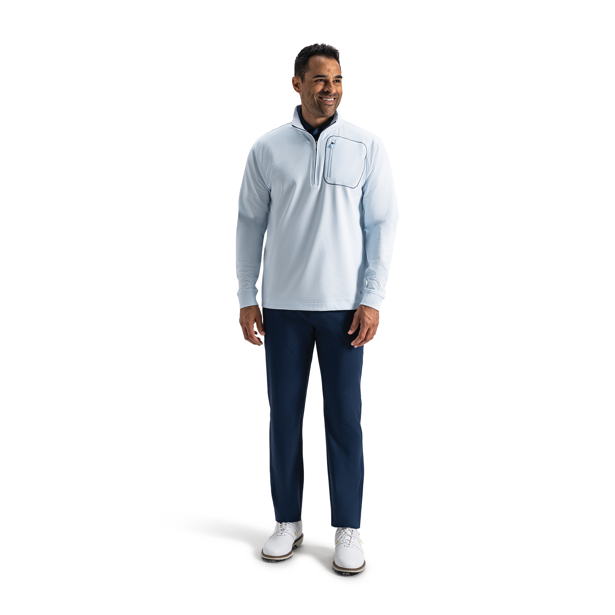 ThermoSeries Textured Half-Zip Pullover
