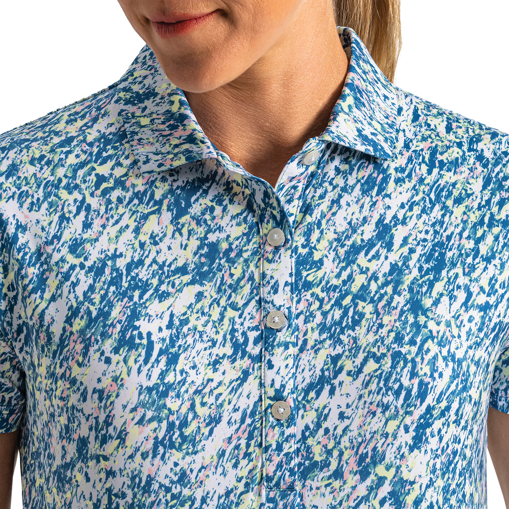 Solid Lisle Self Collar Women