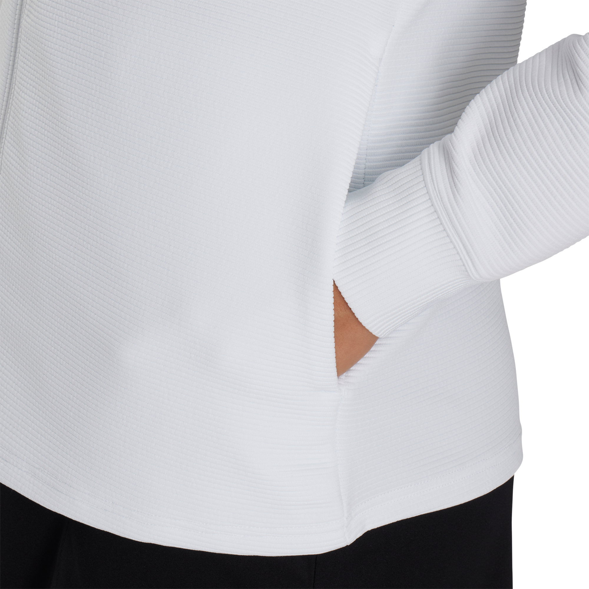 Full-Zip Ottoman Hoodie Women