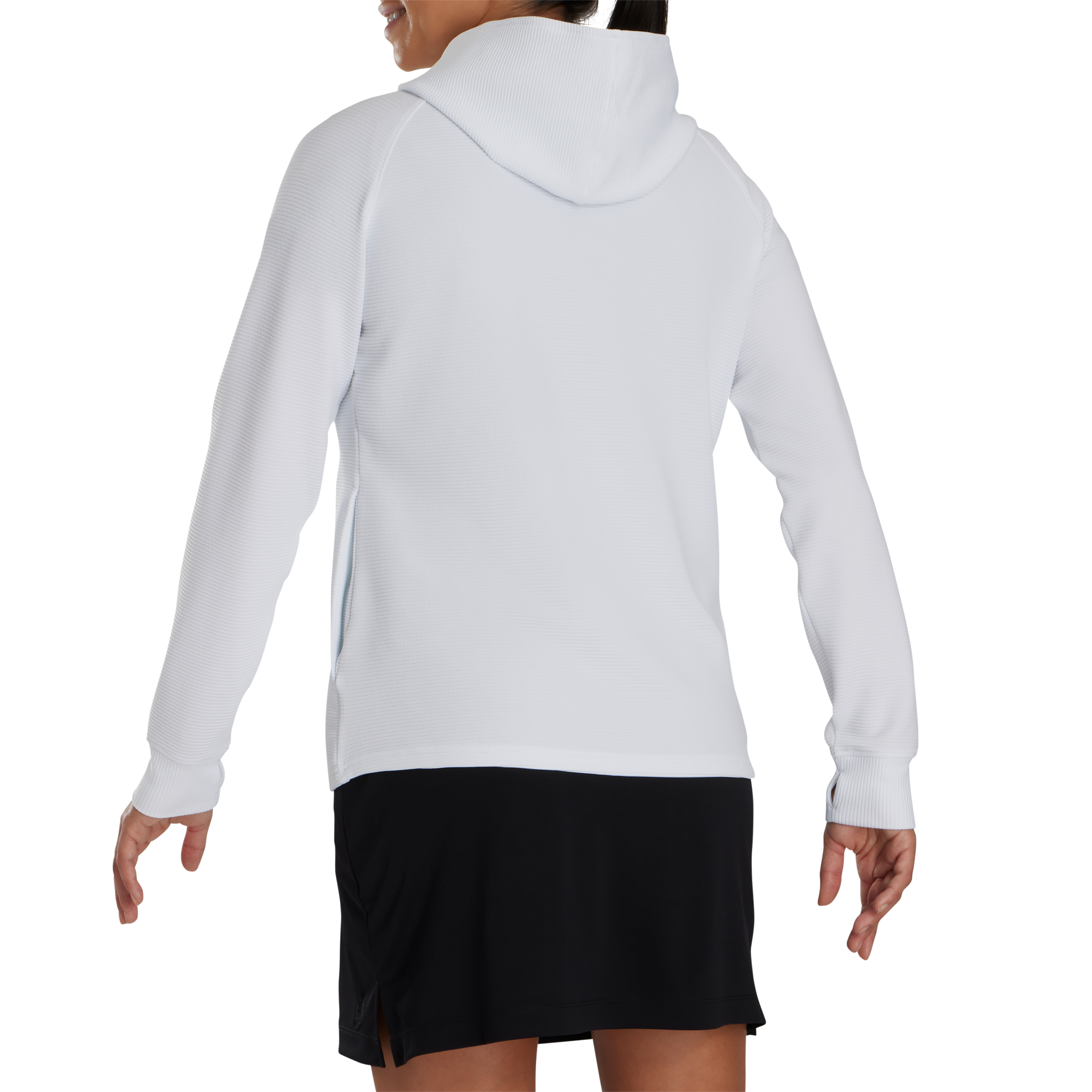 Full-Zip Ottoman Hoodie Women