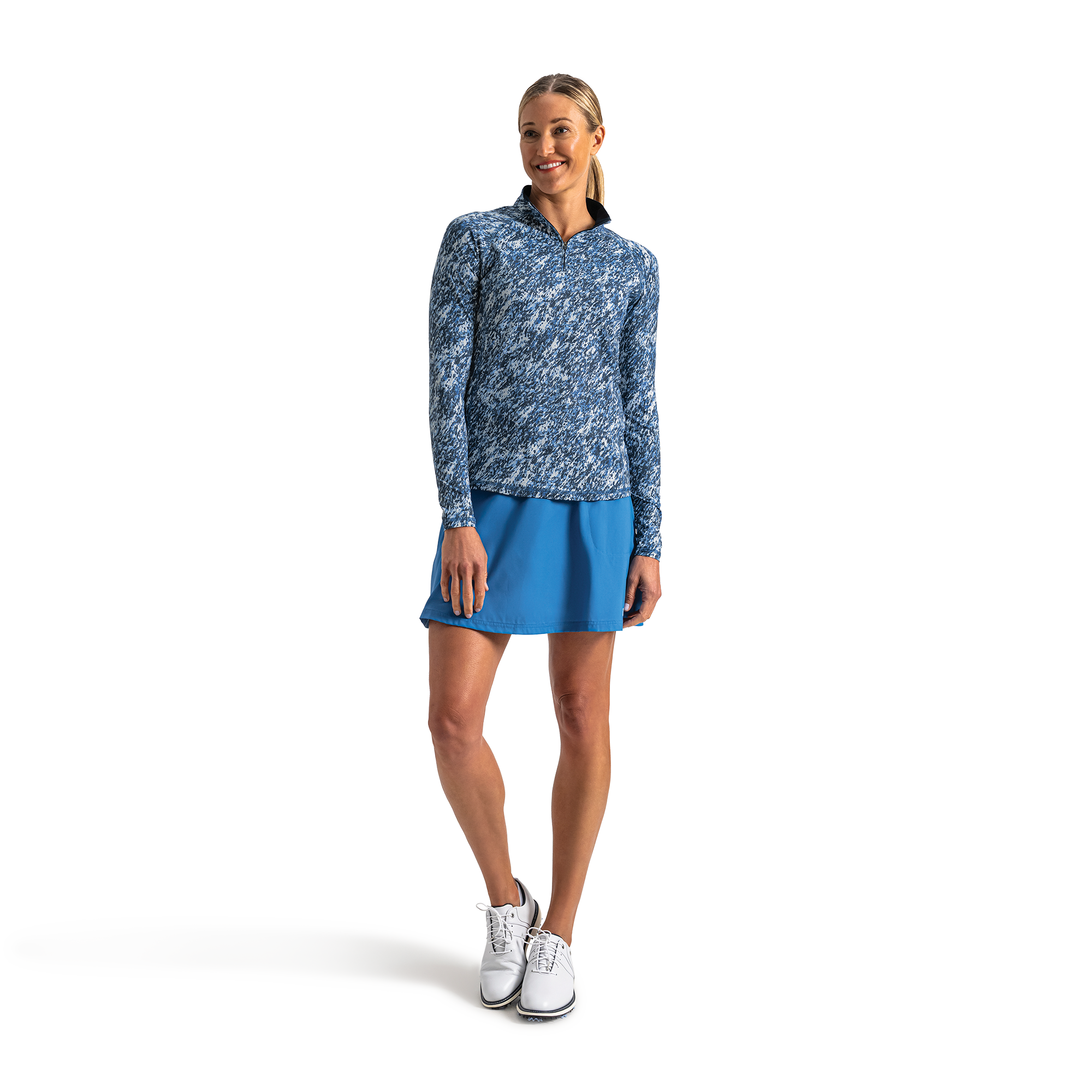 Quarter-Zip Long Sleeve Sun Protection Women
