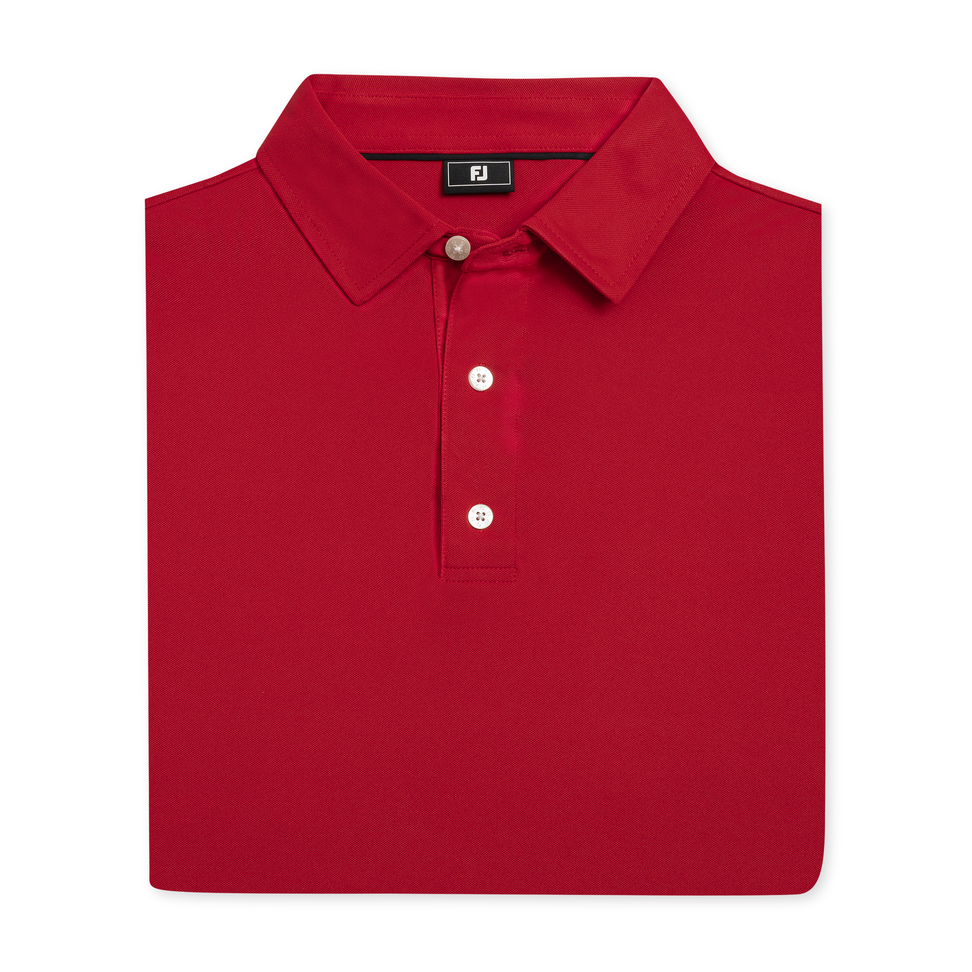 Performance Stretch Pique Solid Self Collar