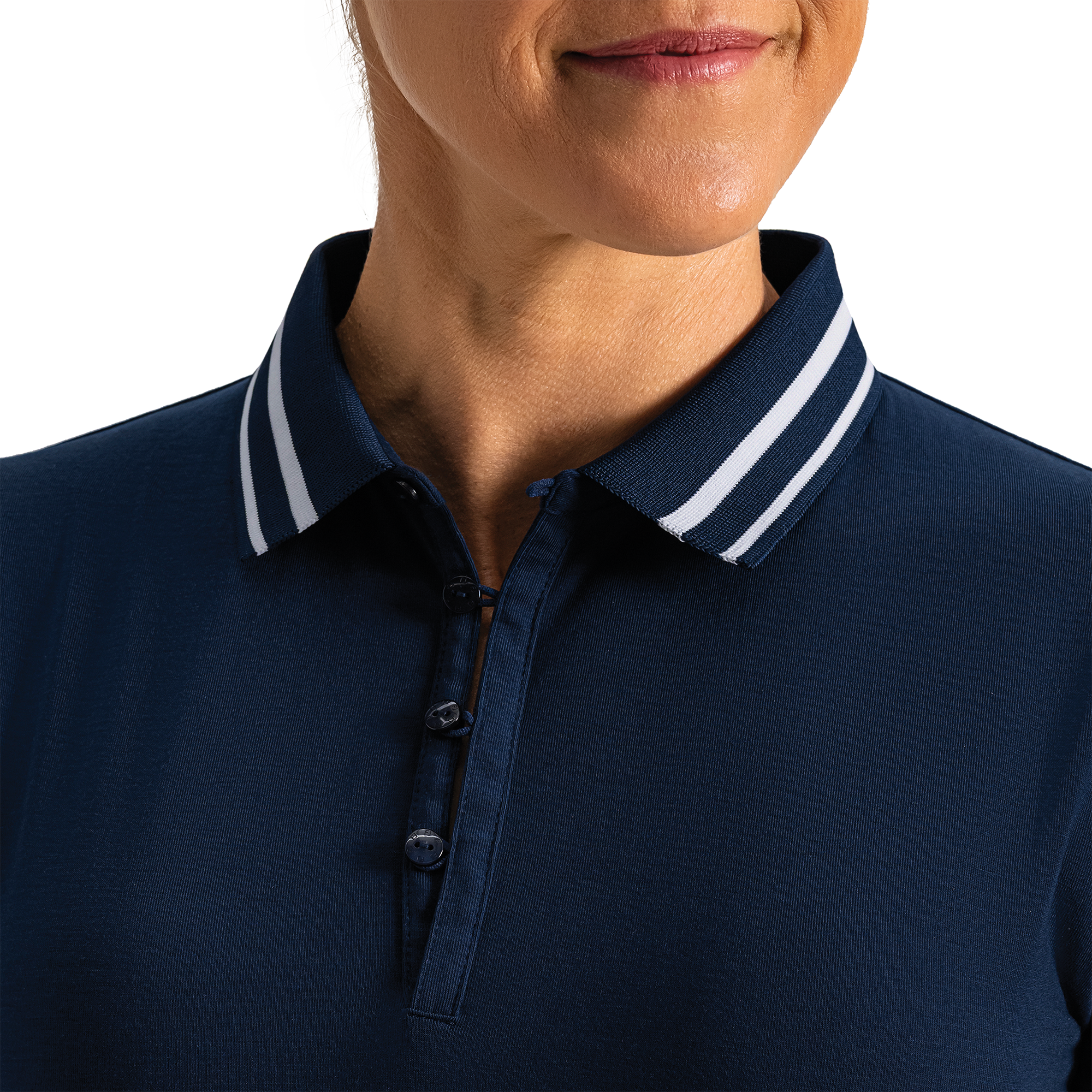 Loop Button Polo Women