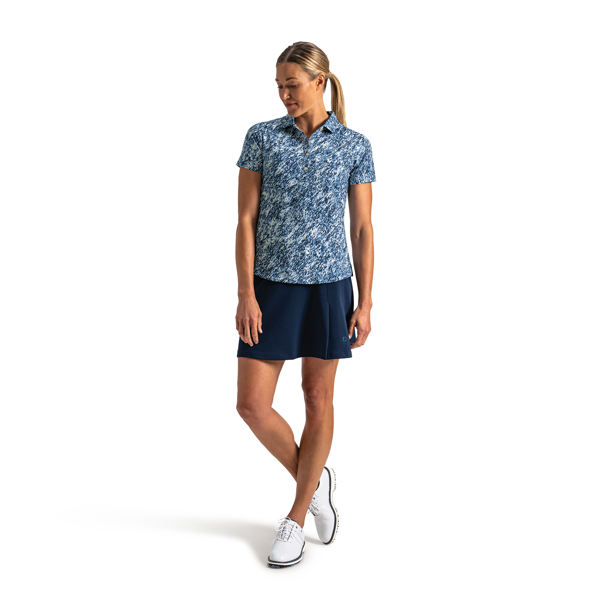 Solid Lisle Self Collar Women