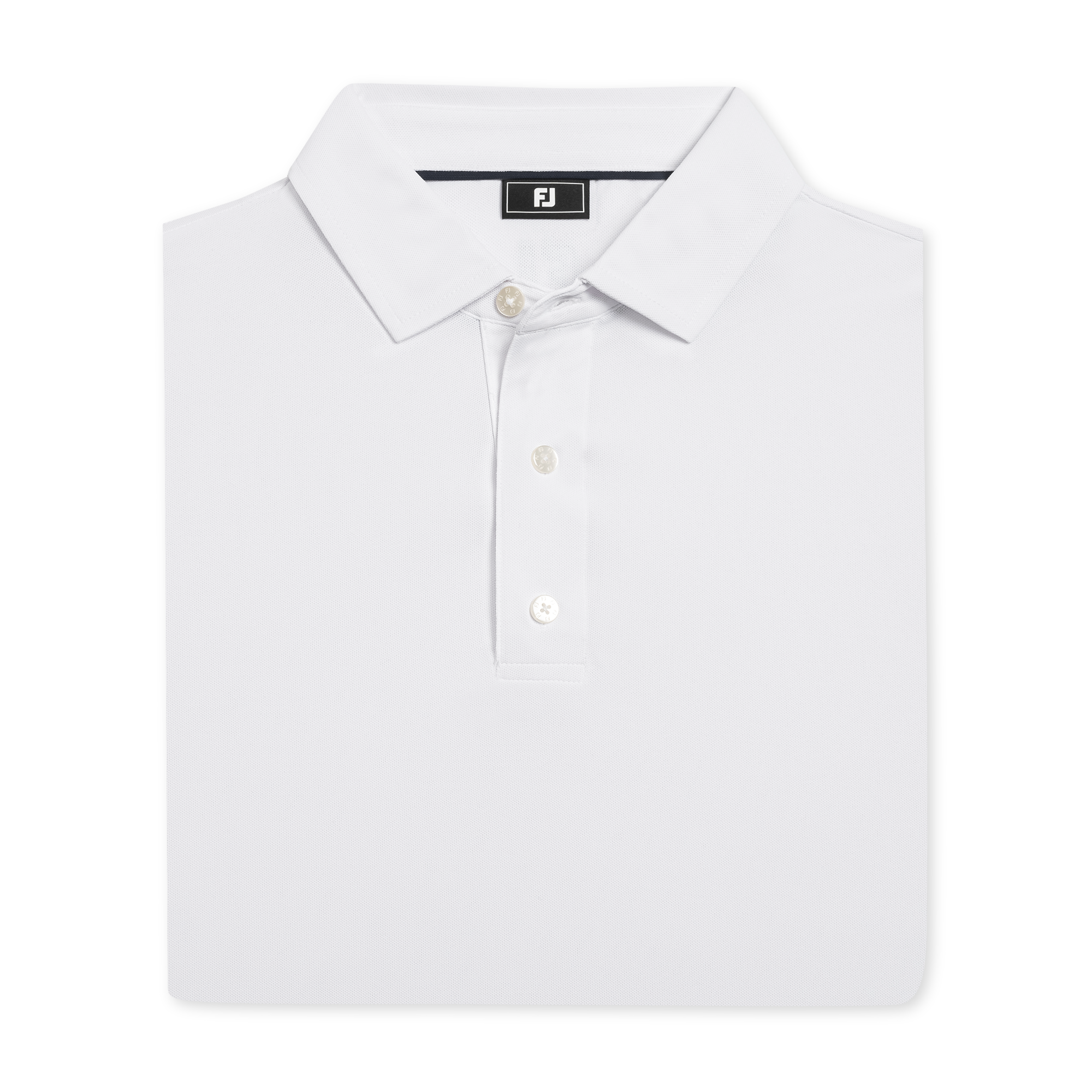 Performance Stretch Pique Solid Self Collar
