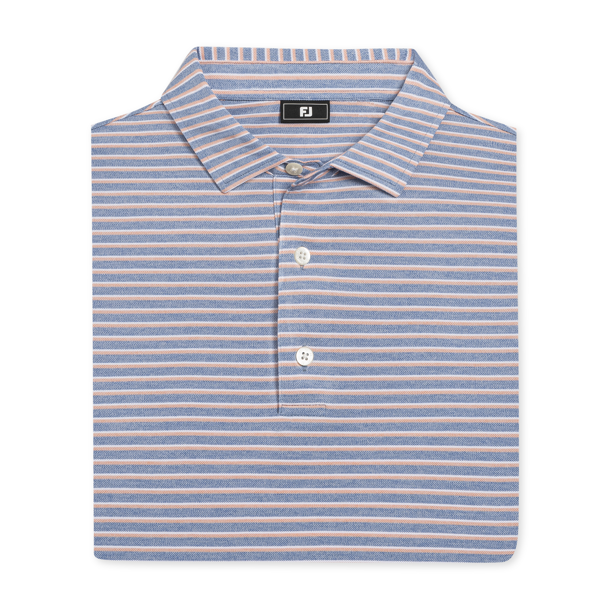 Heather Pin Pop Stripe Pique