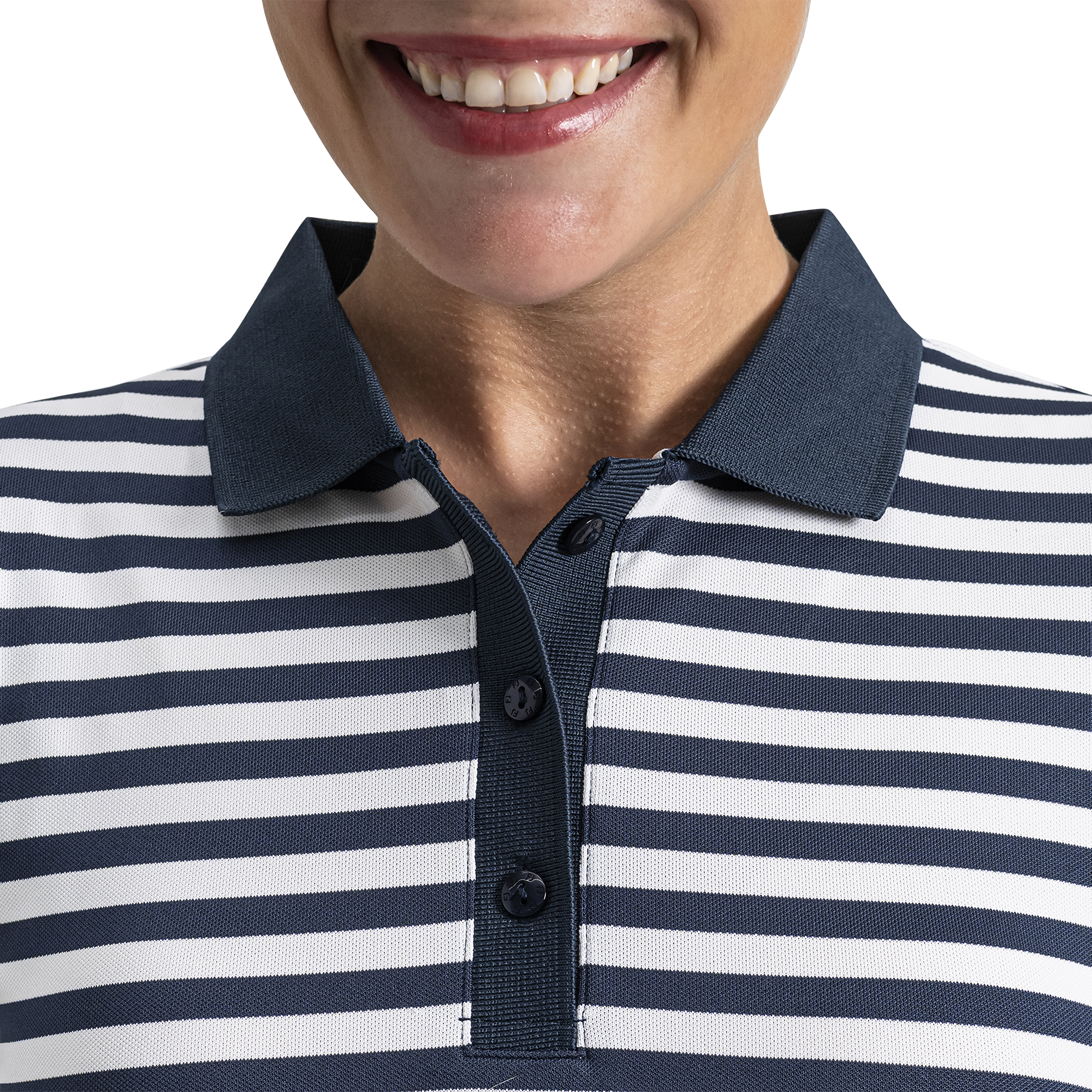 Stripe Polo Women