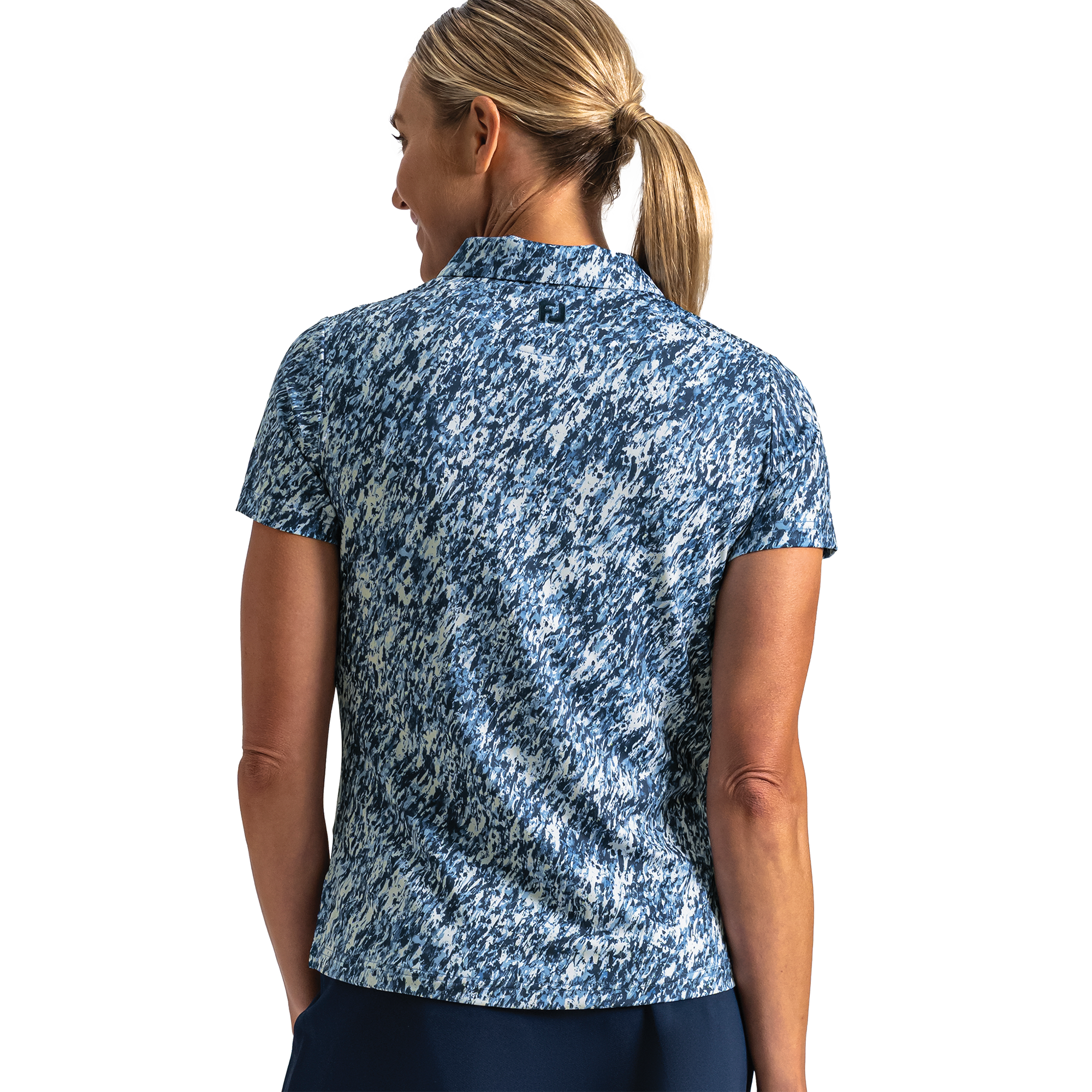 Solid Lisle Self Collar Women