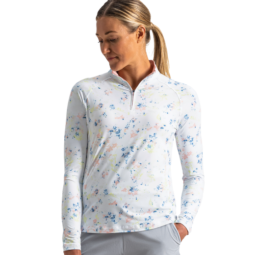 Quarter-Zip Long Sleeve Sun Protection Women