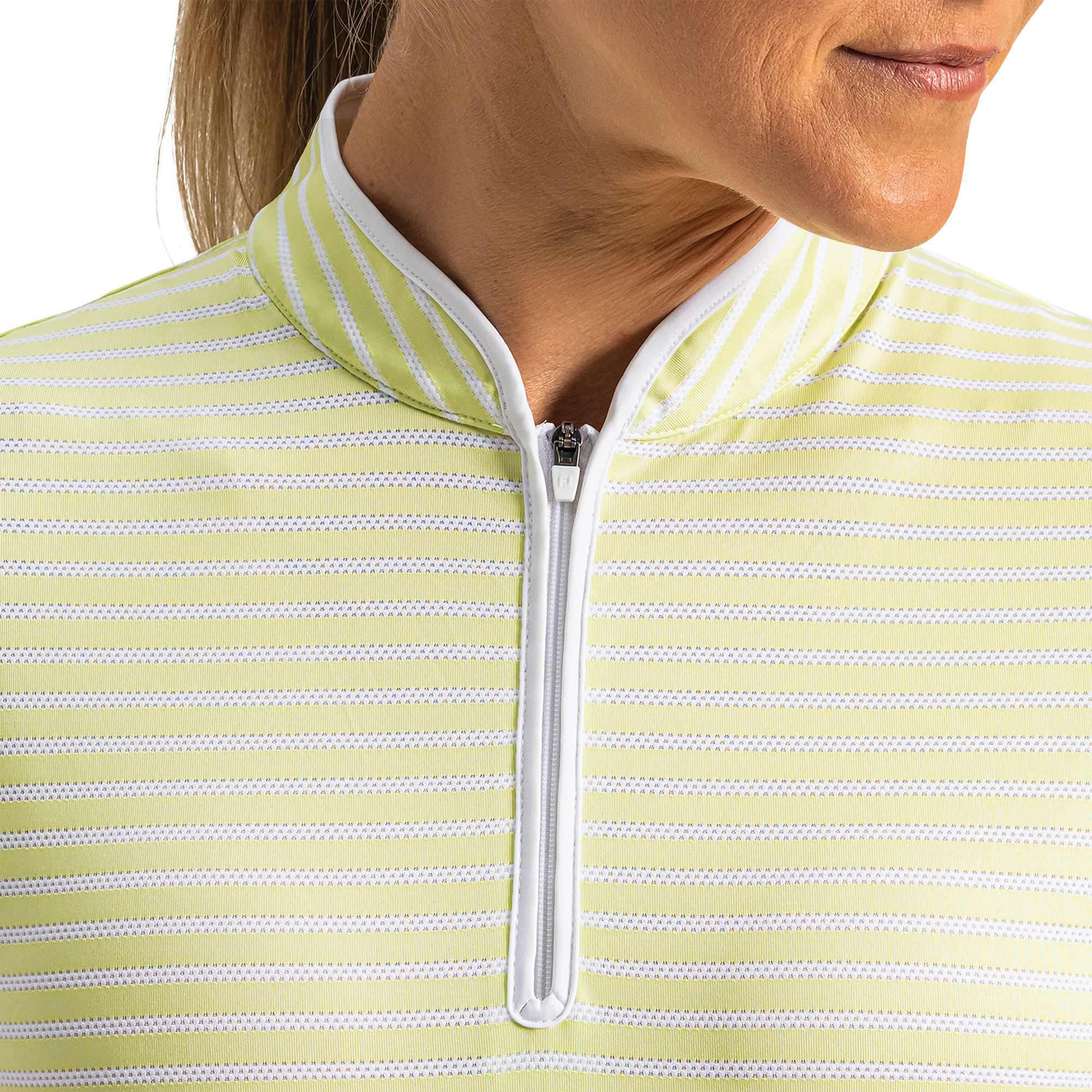 Zip Front Stripe Women