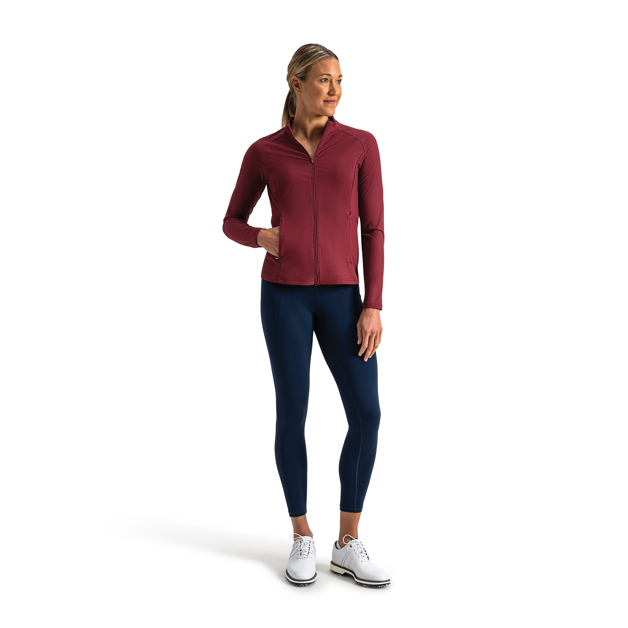 Rib Full-Zip Jacket Women