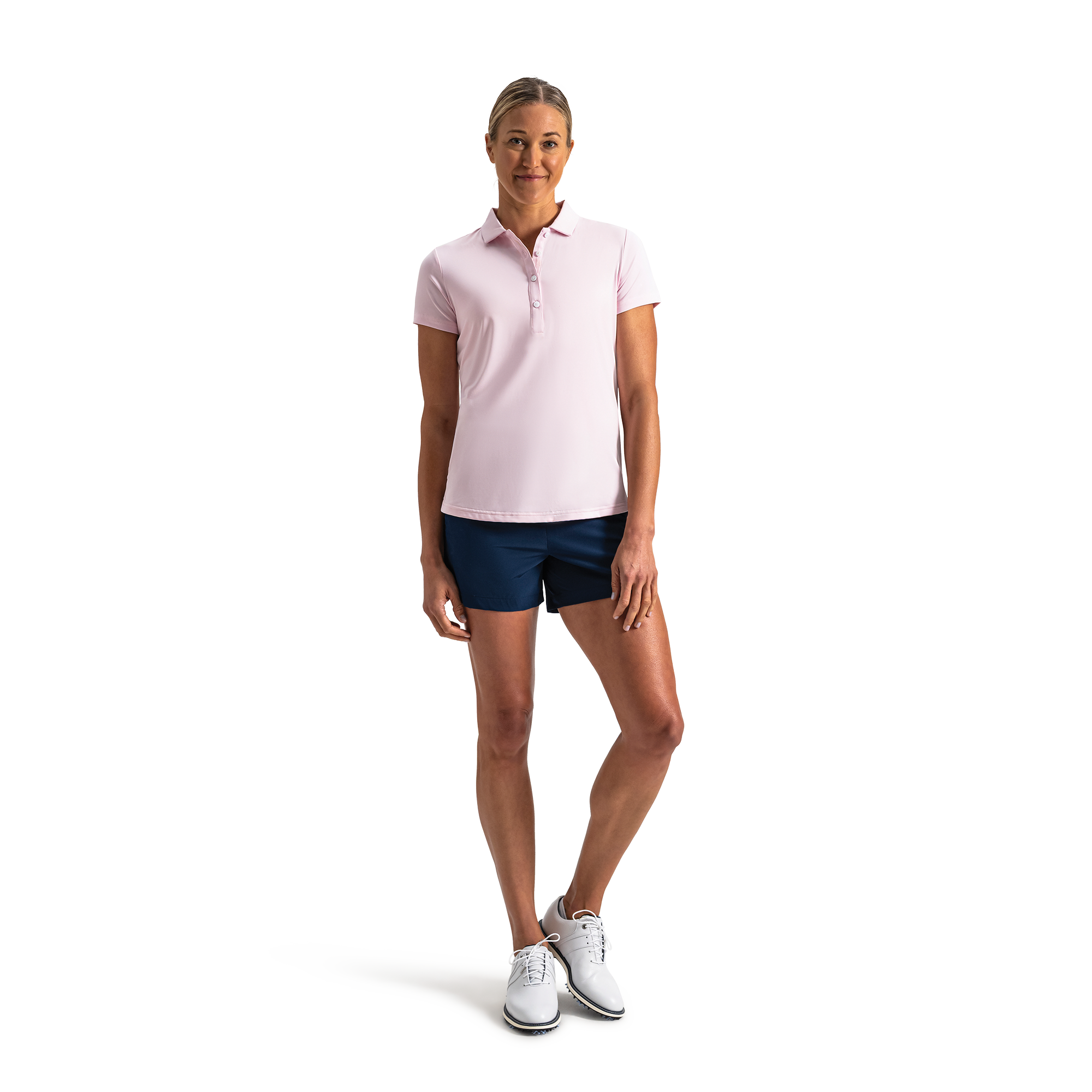Solid Lisle Self Collar Women