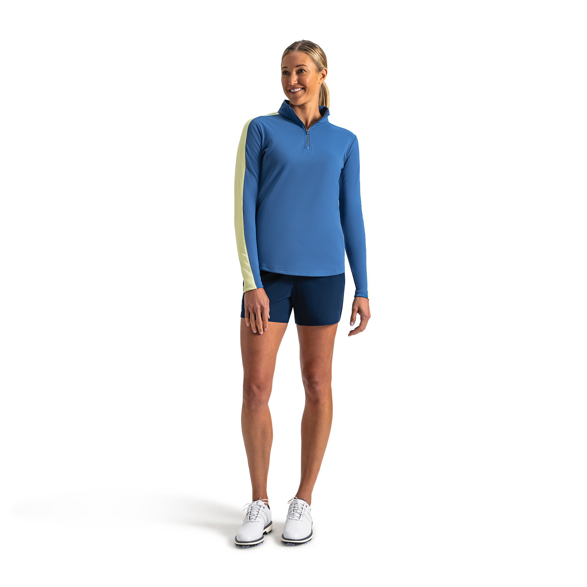 Texture Quarter-Zip Women