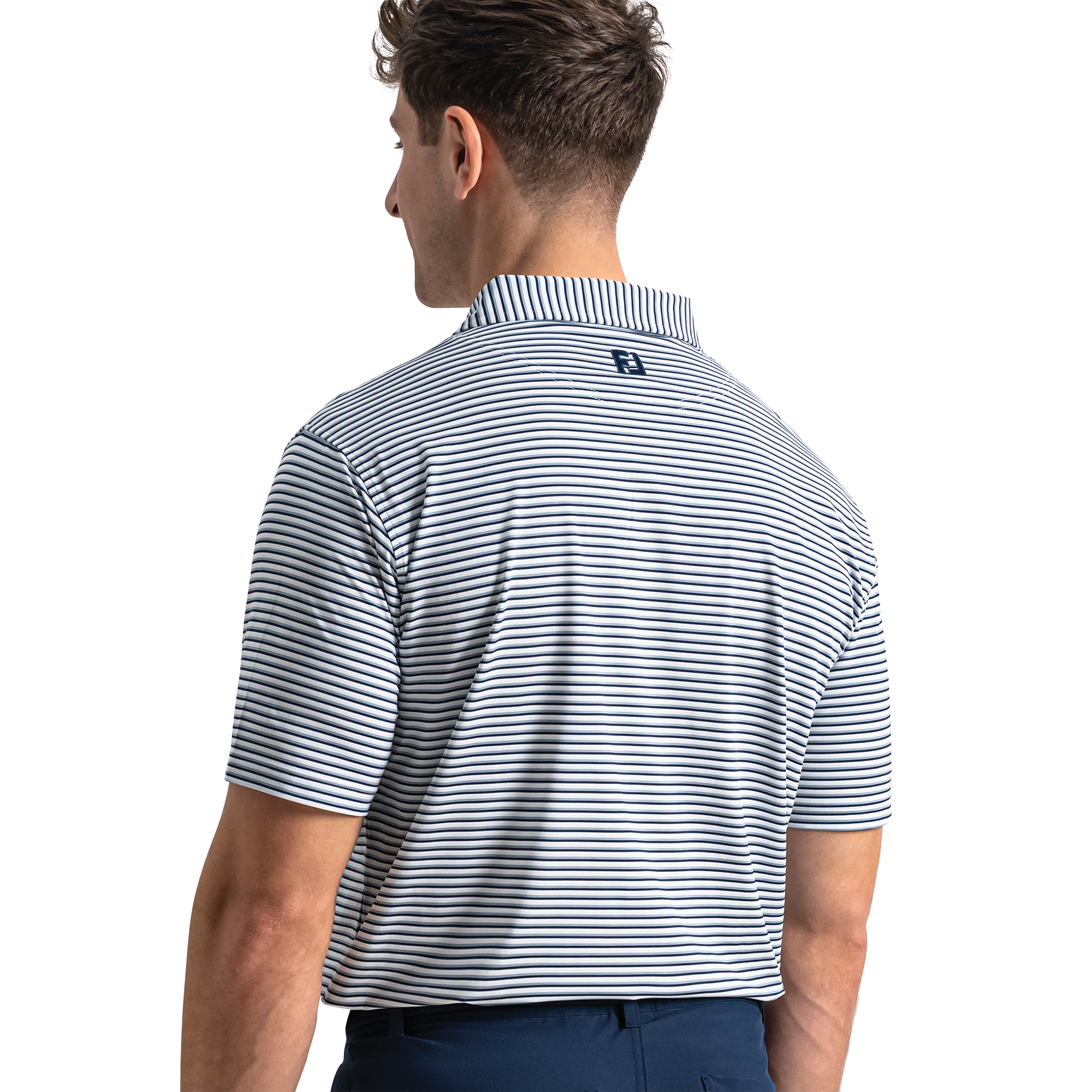Gradient Stripe Lisle