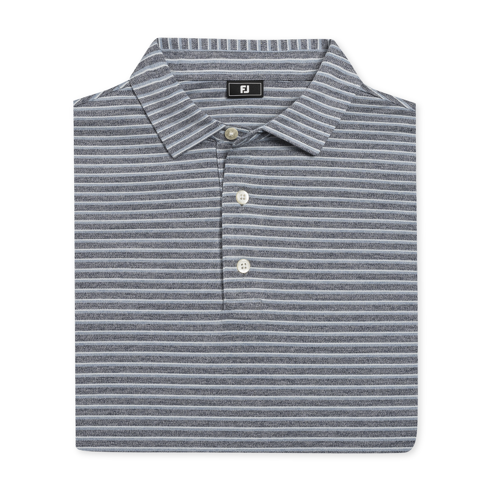Heather Pin Pop Stripe Pique