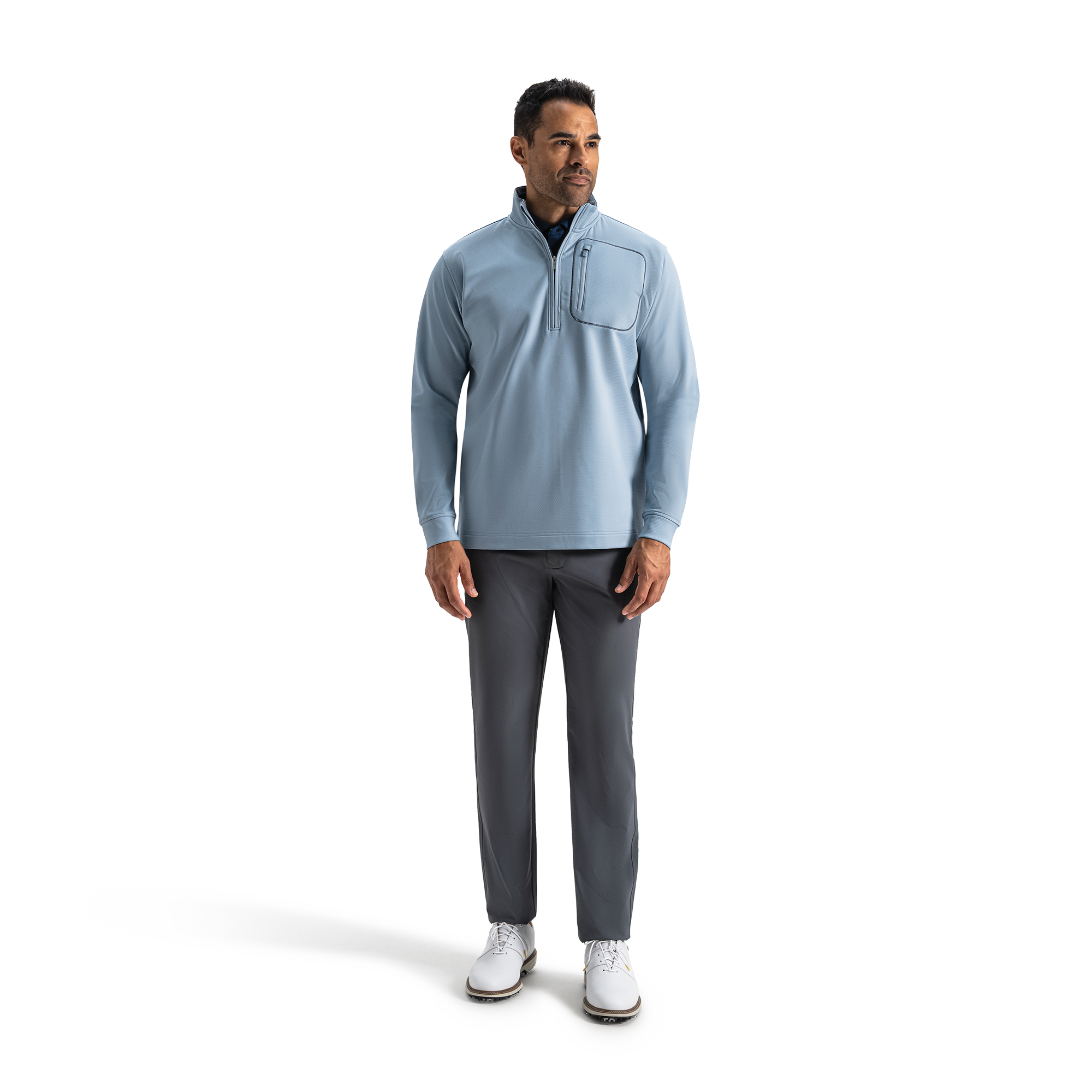 ThermoSeries Textured Half-Zip Pullover