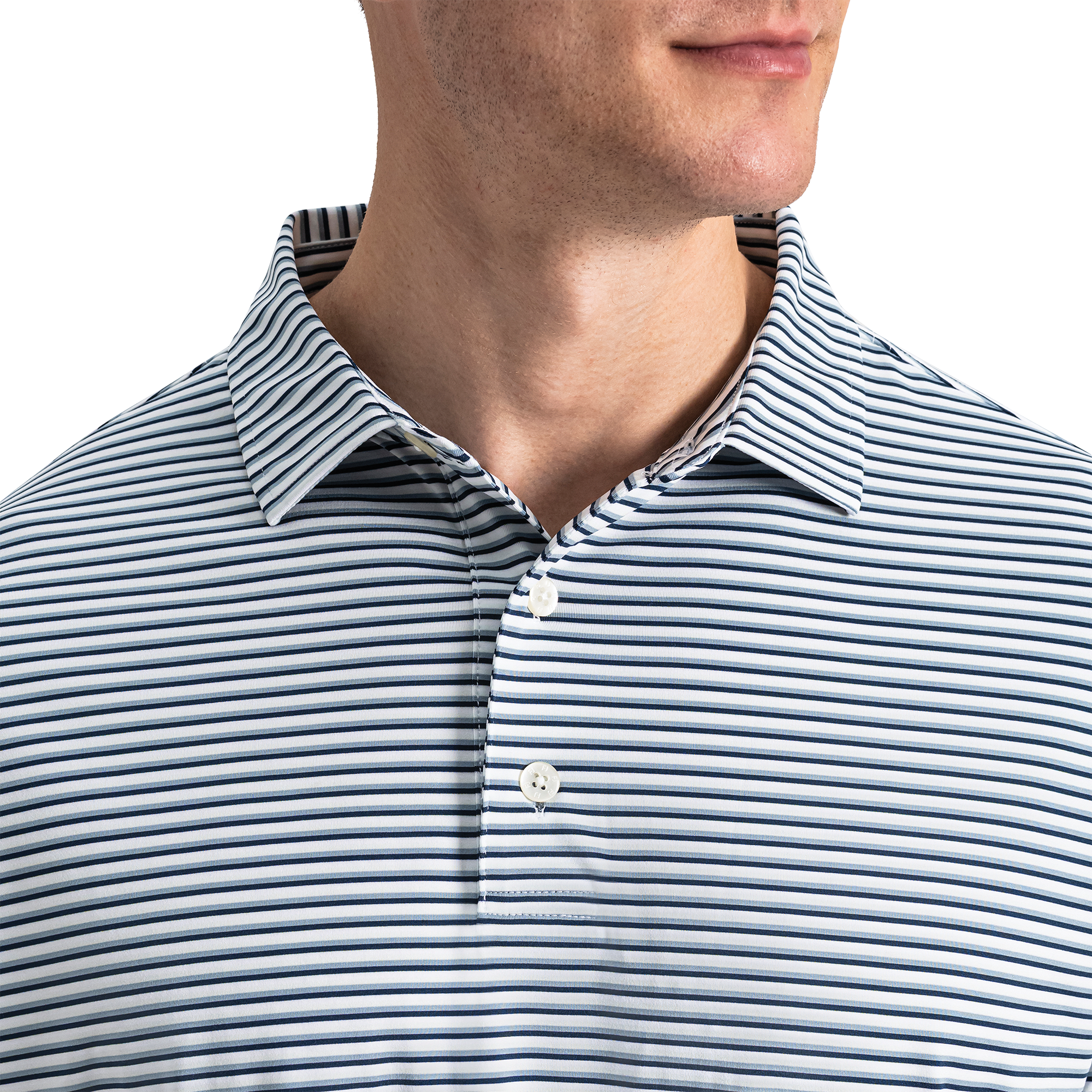 Gradient Stripe Lisle