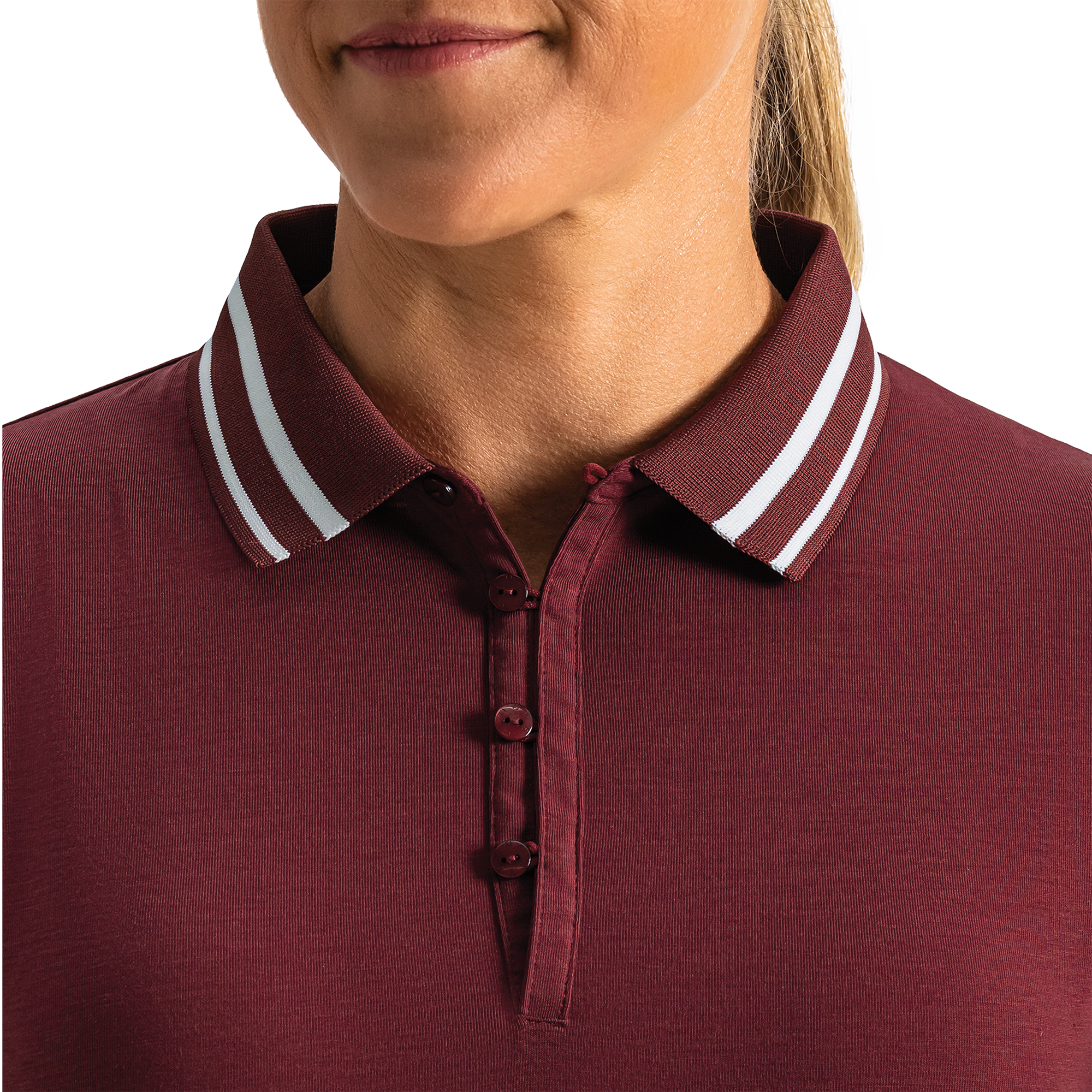 Loop Button Polo Women