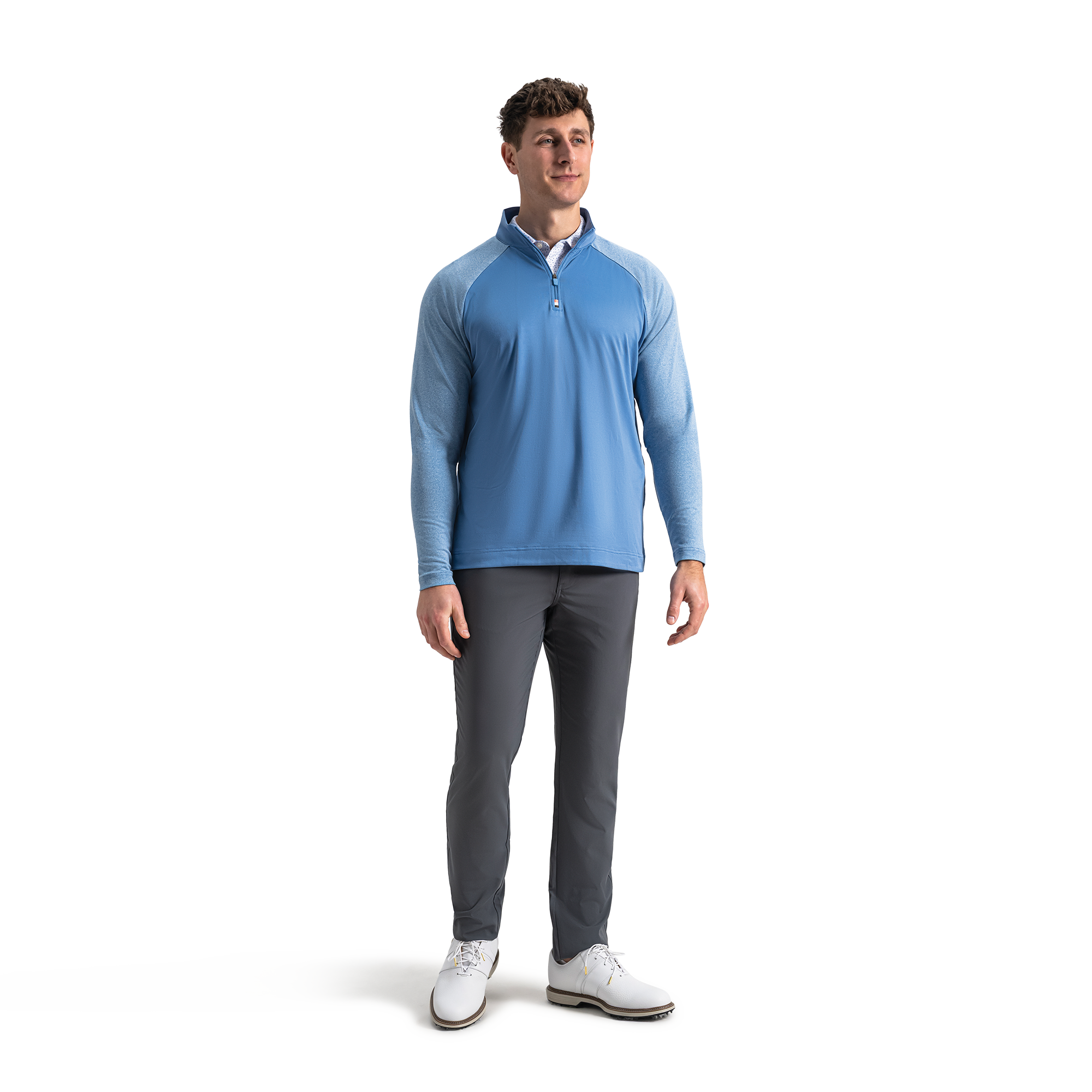 Raglan Block Quarter-Zip