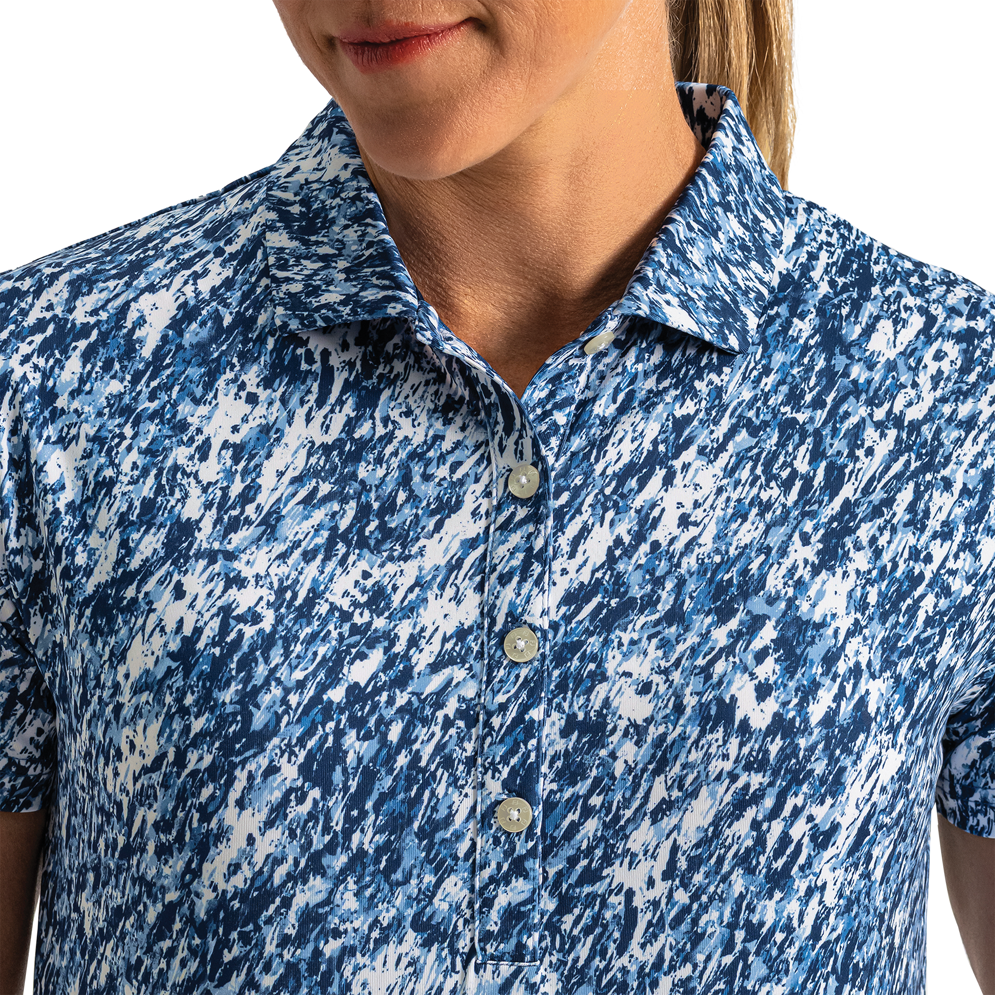 Solid Lisle Self Collar Women