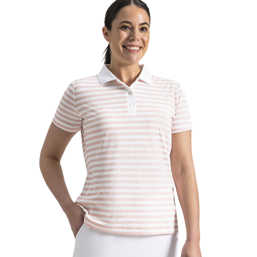 Stripe Polo Women