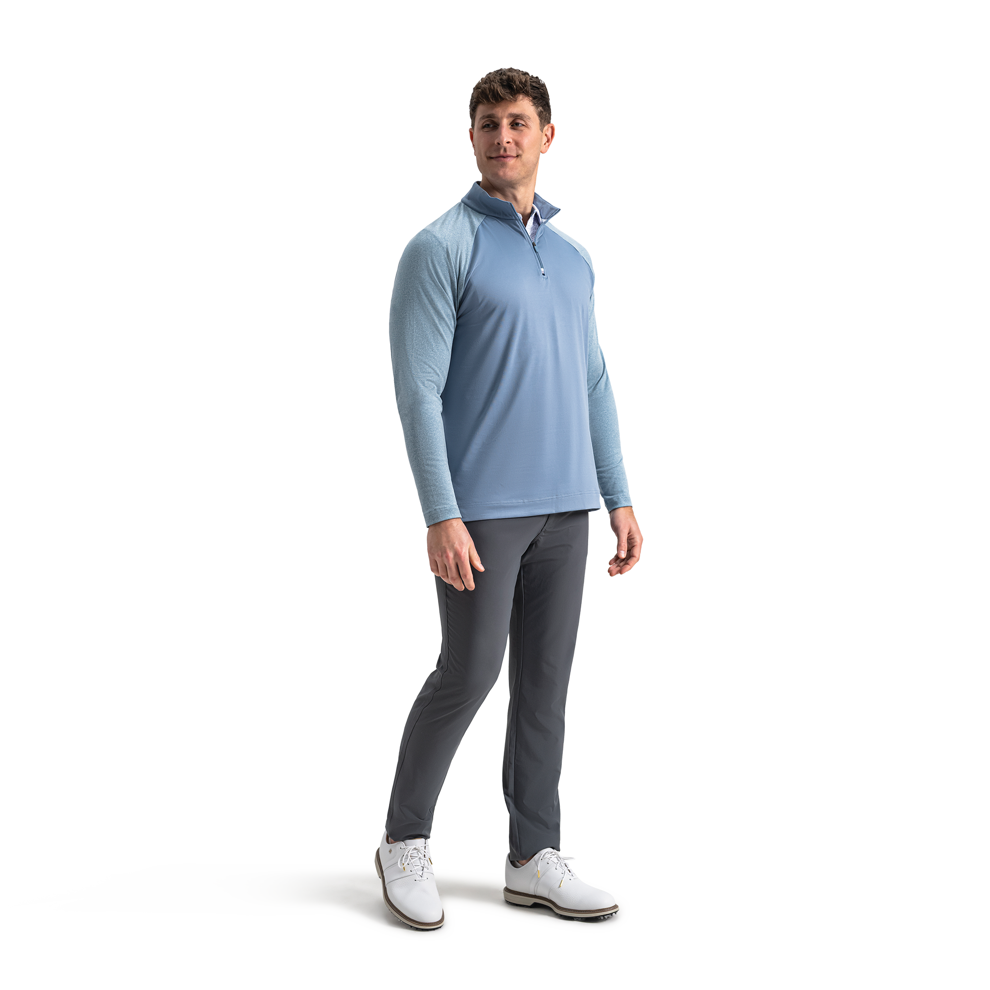 Raglan Block Quarter-Zip